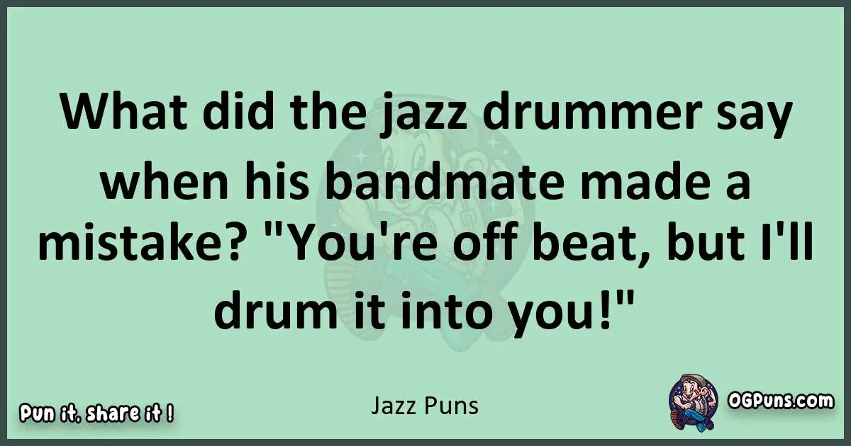 wordplay with Jazz puns