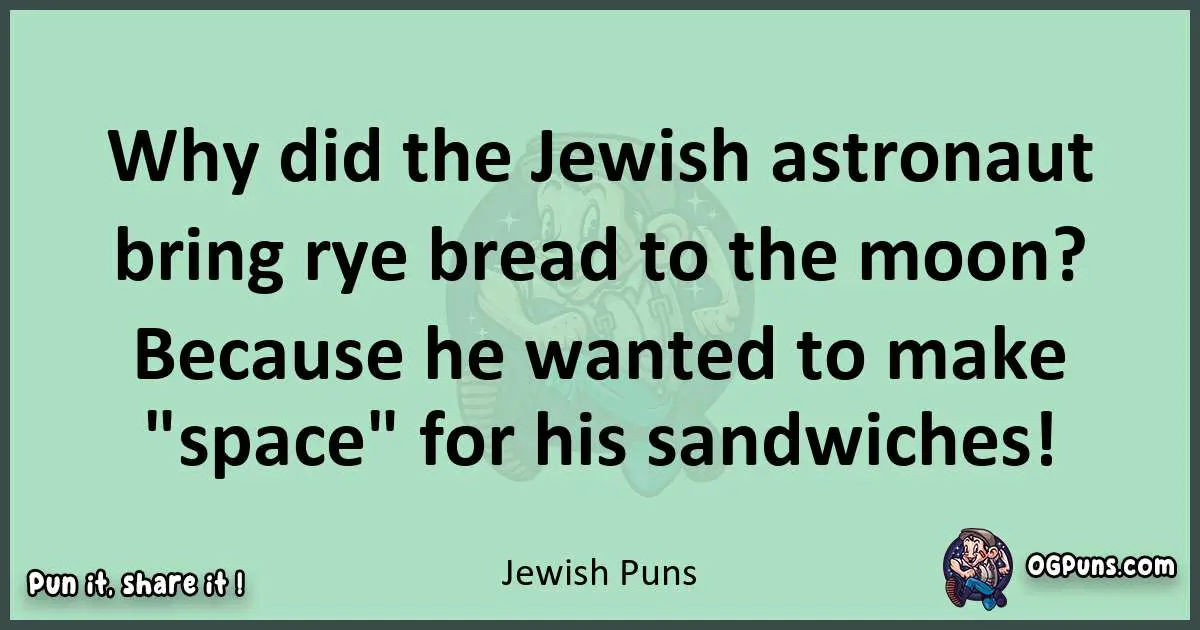 wordplay with Jewish puns