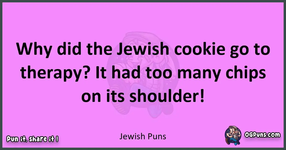 Jewish puns nice pun