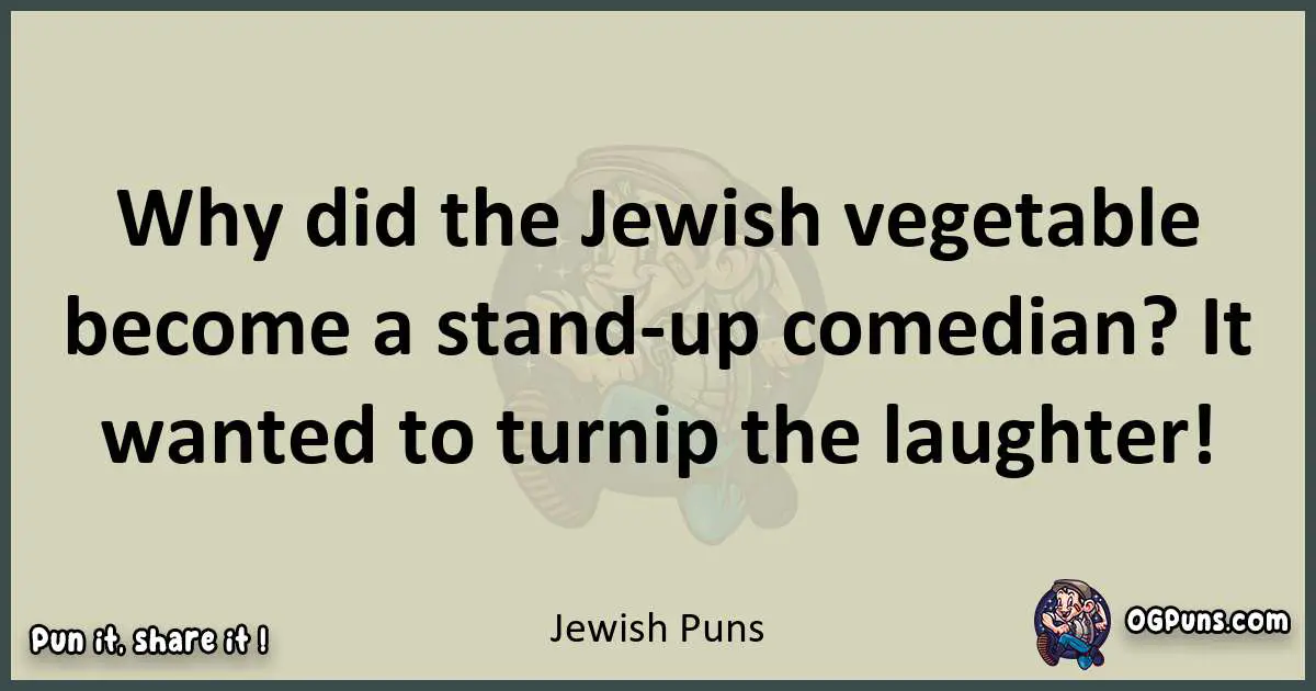 Jewish puns text wordplay