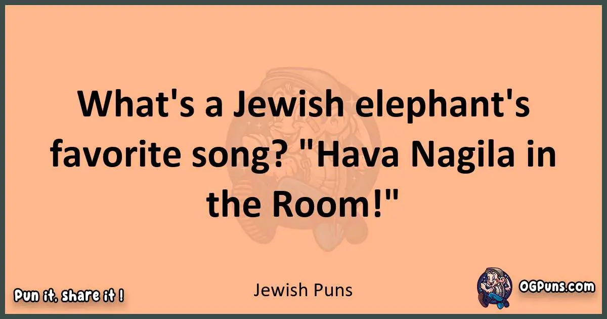 pun with Jewish puns