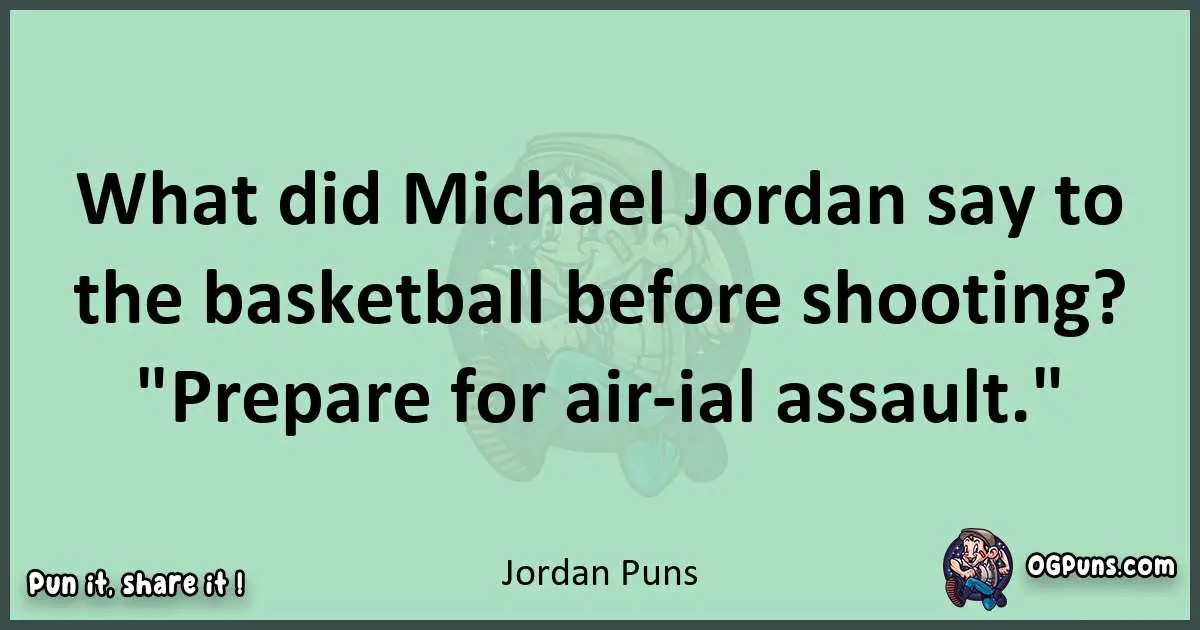 wordplay with Jordan puns