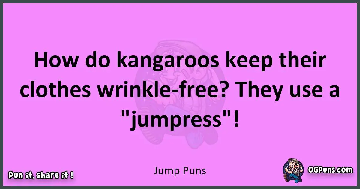 Jump puns nice pun