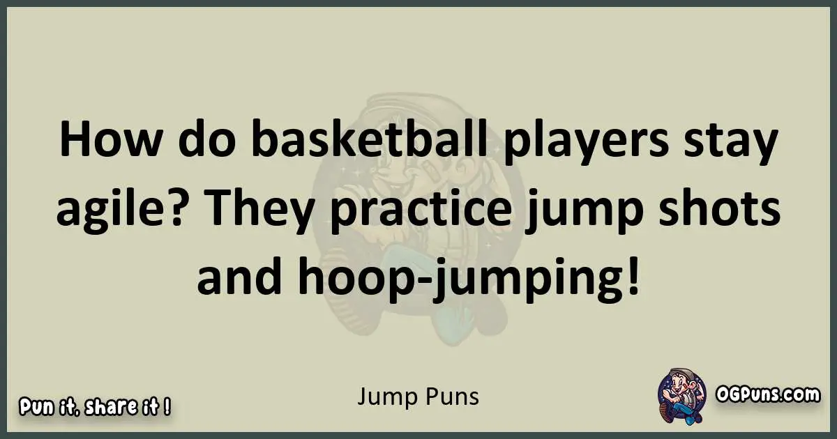 Jump puns text wordplay