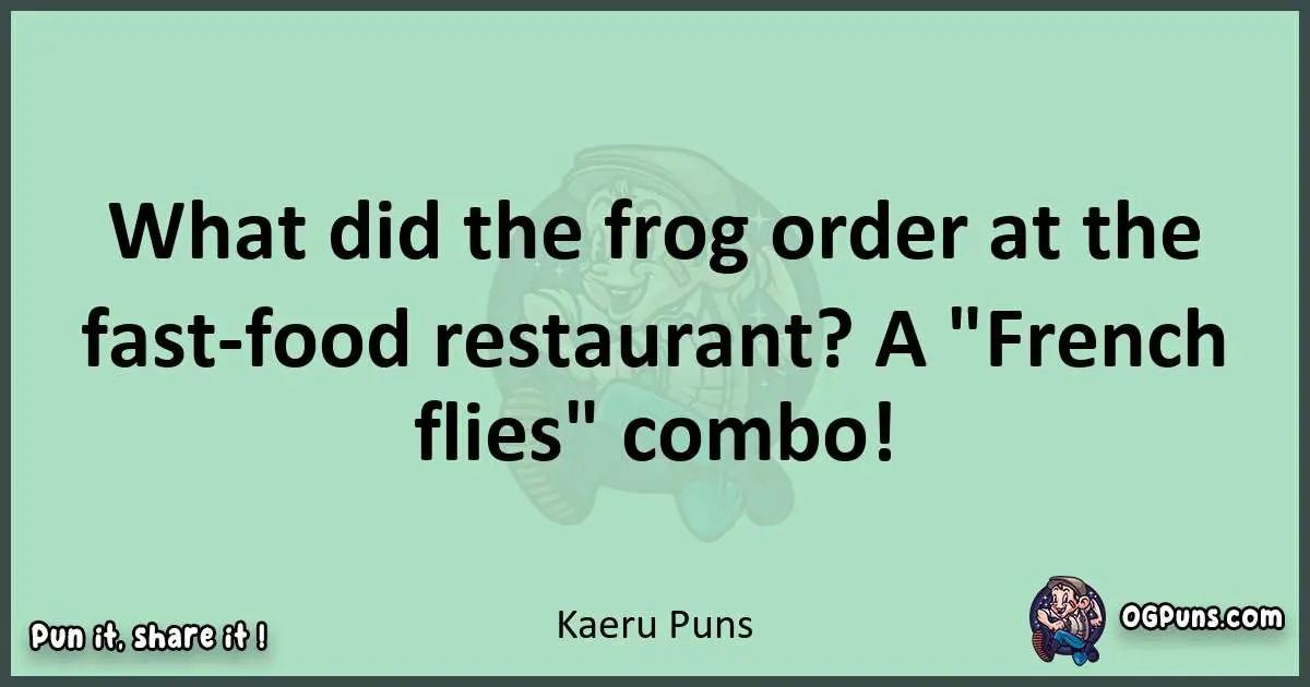 wordplay with Kaeru puns