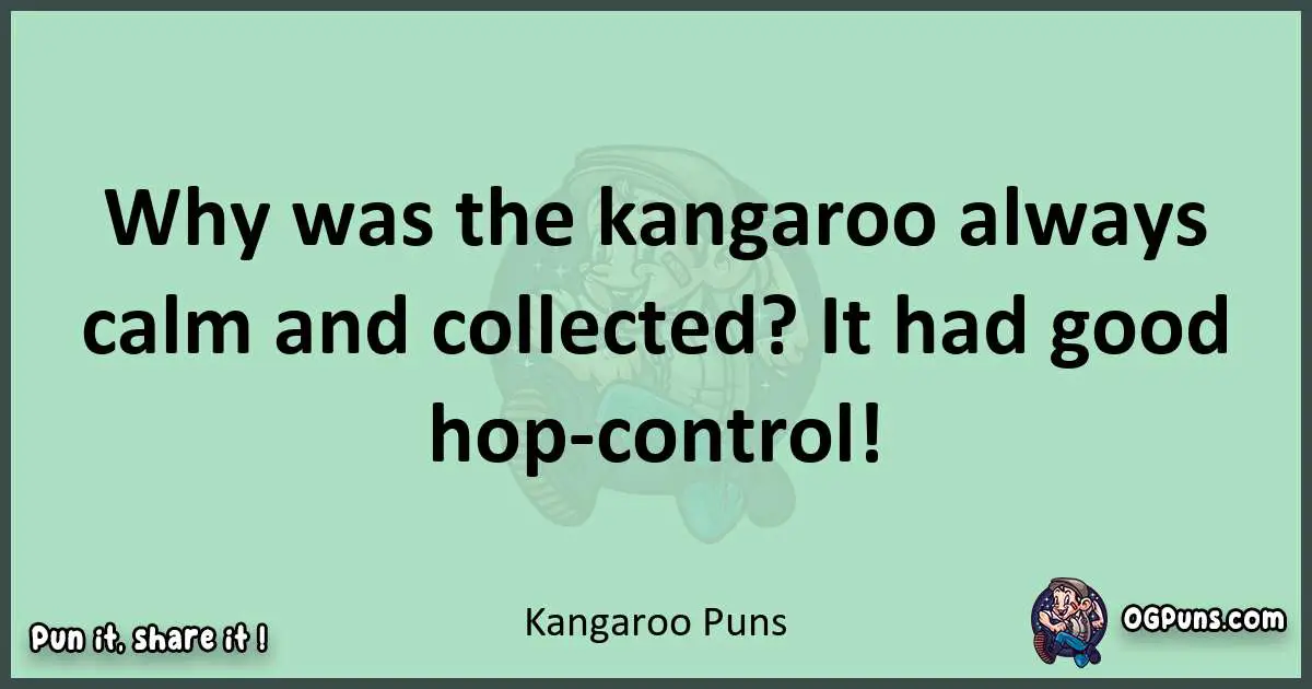 wordplay with Kangaroo puns