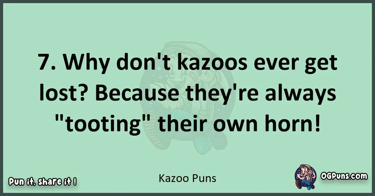 wordplay with Kazoo puns