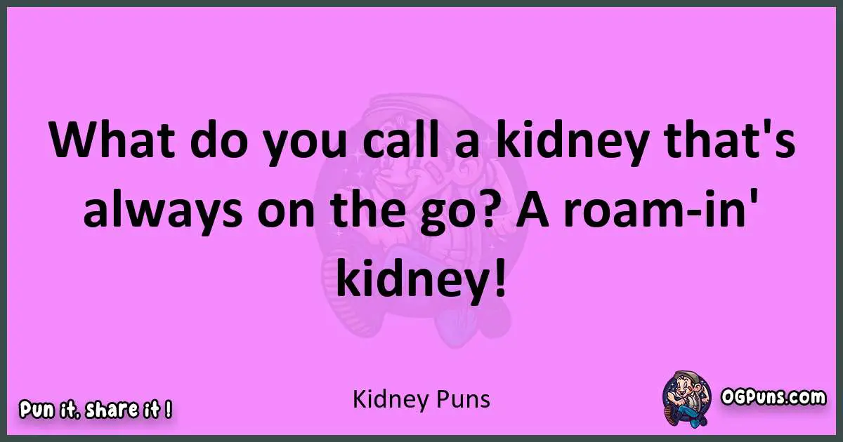 Kidney puns nice pun