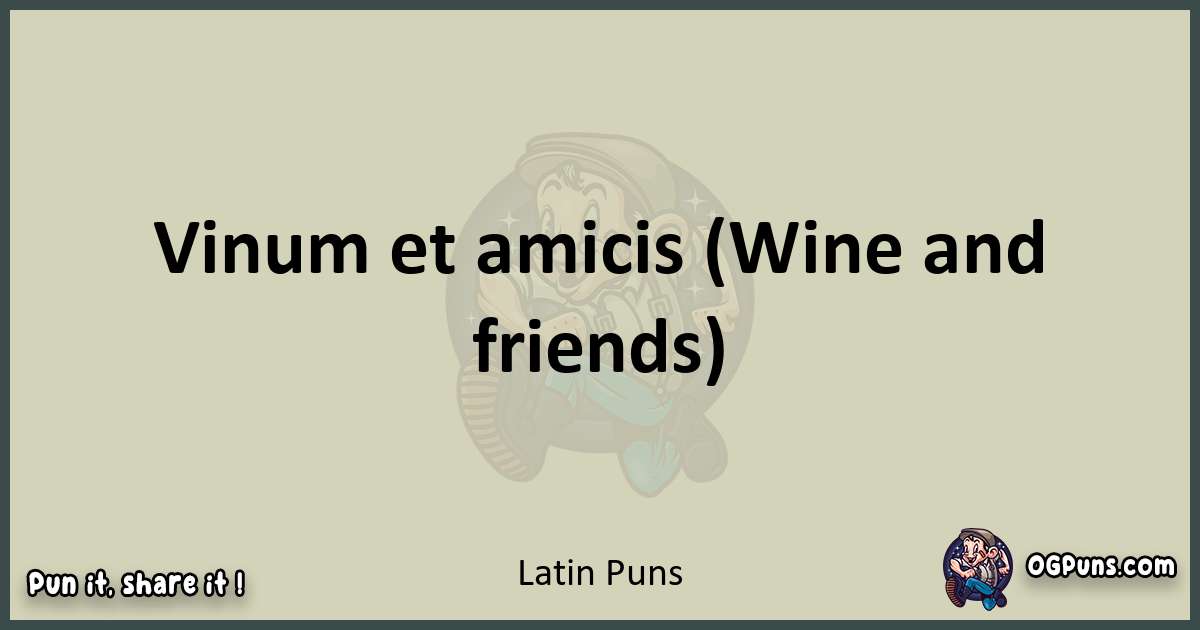 Latin puns text wordplay