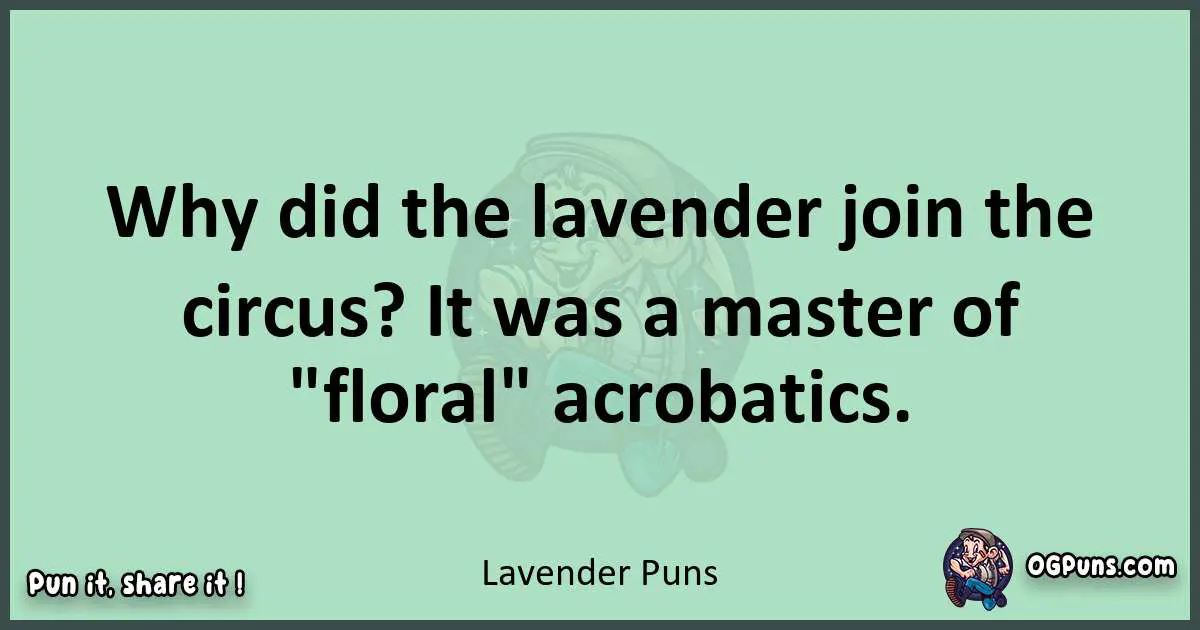 wordplay with Lavender puns