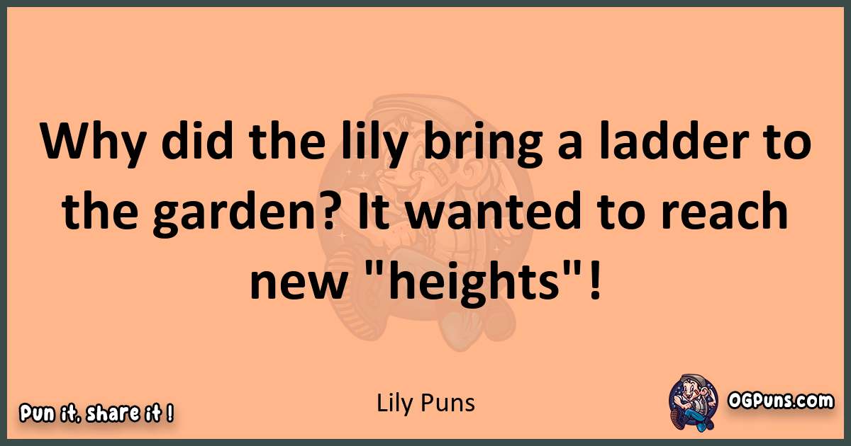 pun with Lily puns