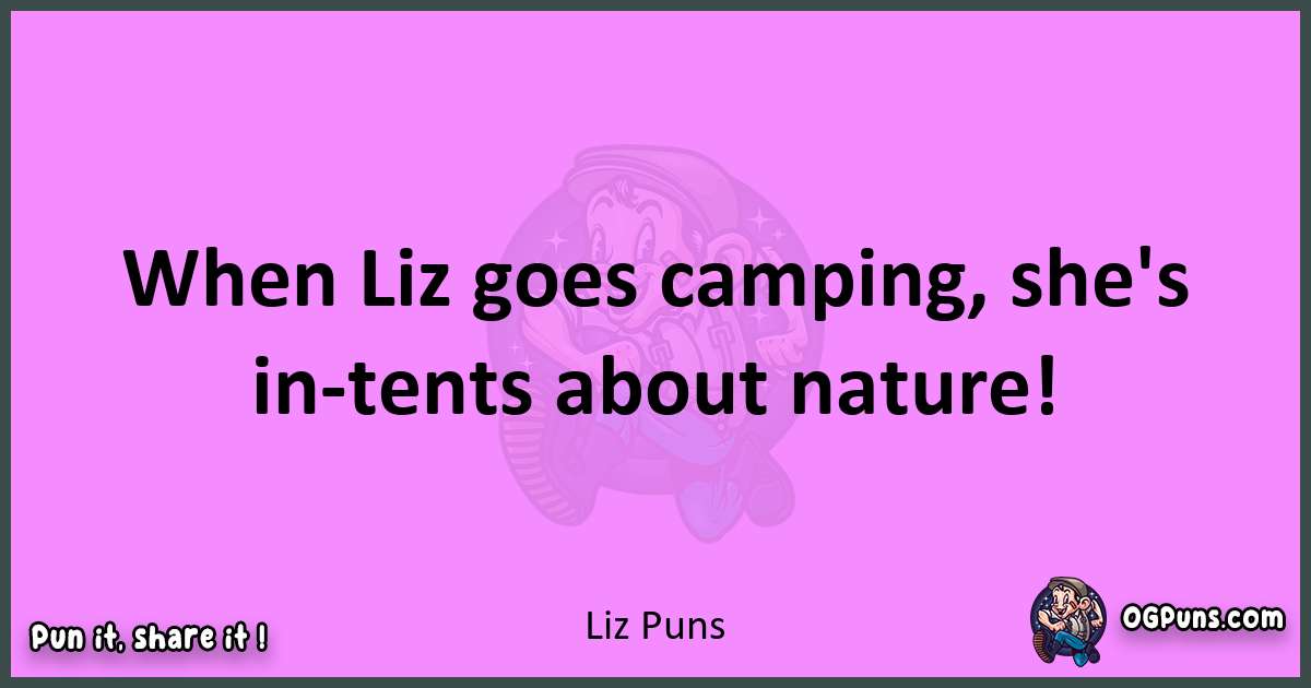 Liz puns nice pun