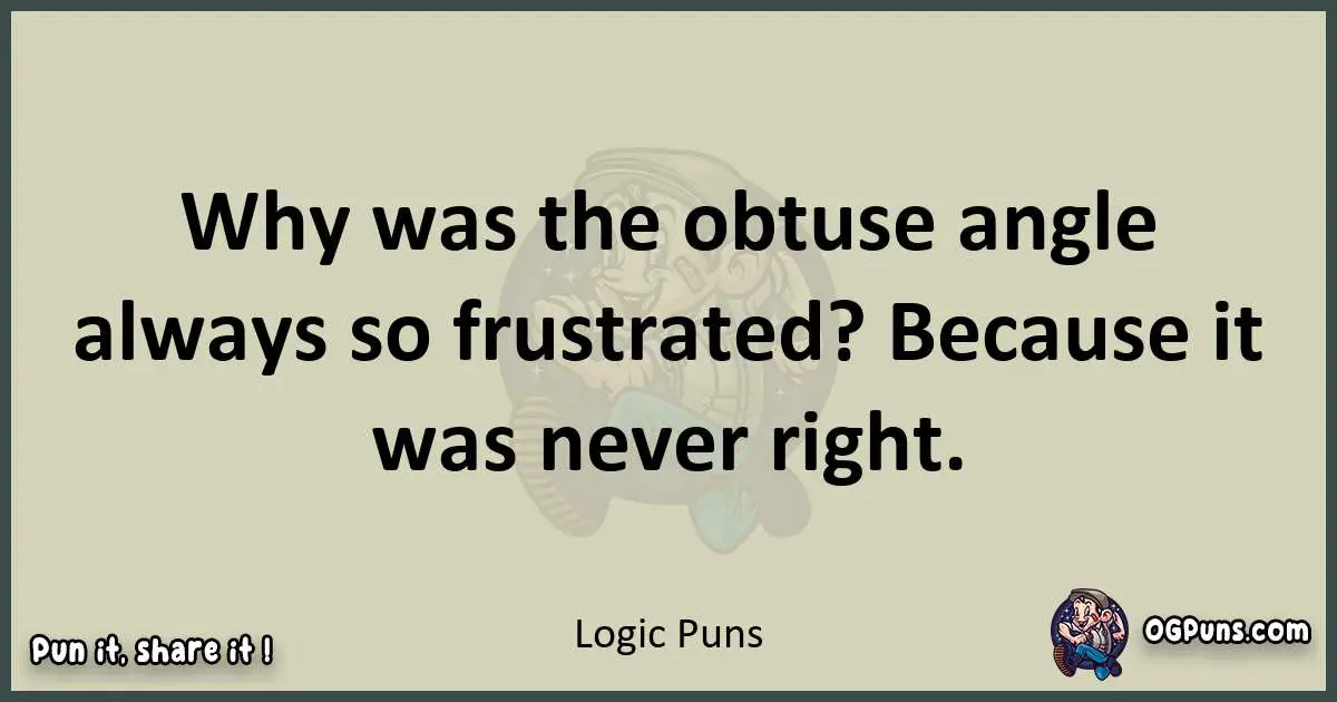 Logic puns text wordplay