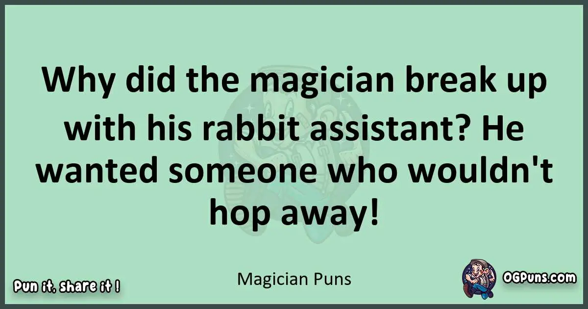 wordplay with Magician puns