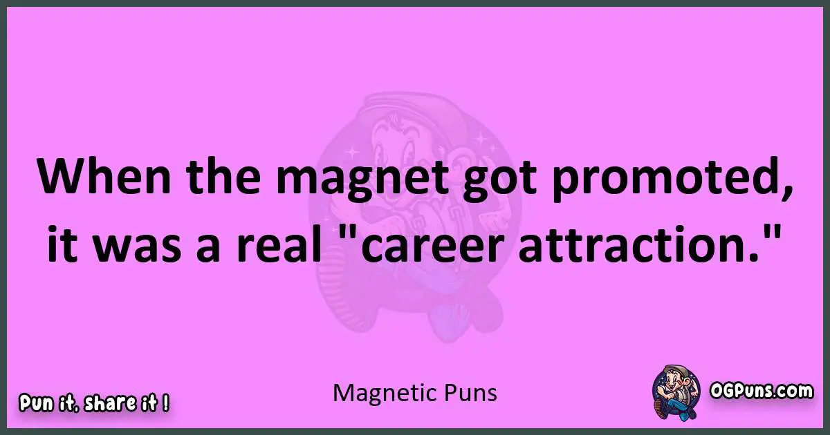 Magnetic puns nice pun