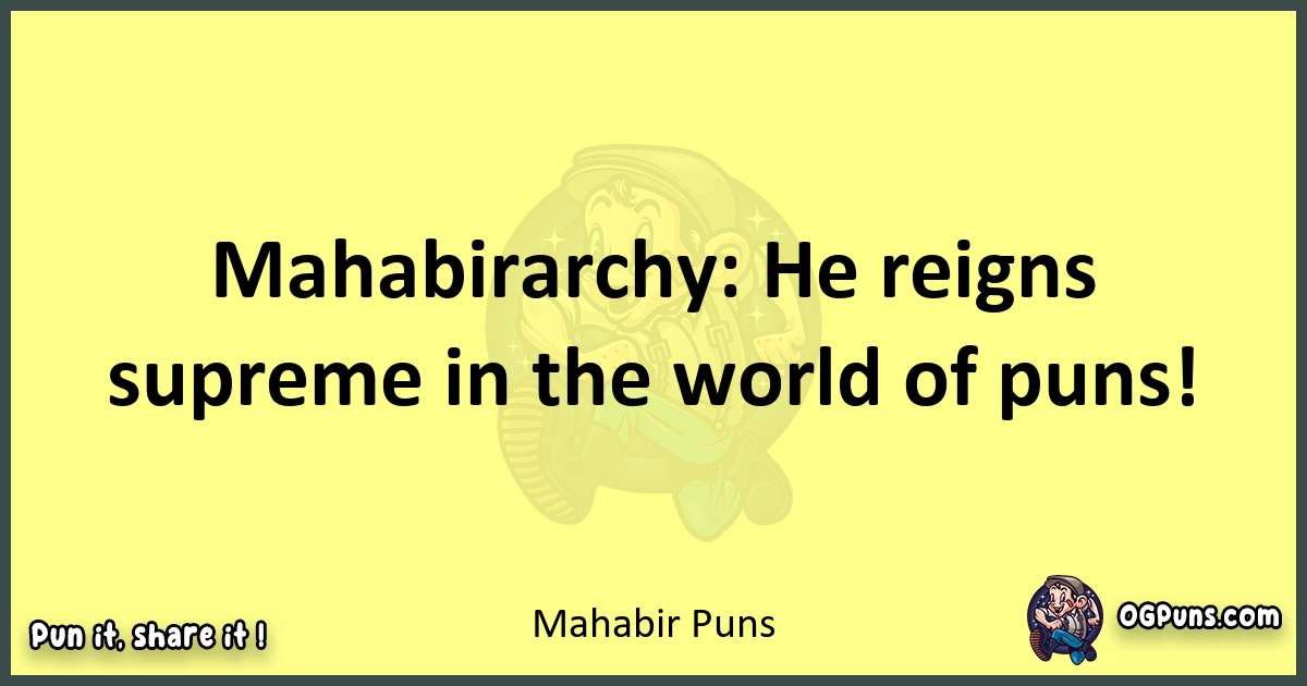 Mahabir puns best worpdlay