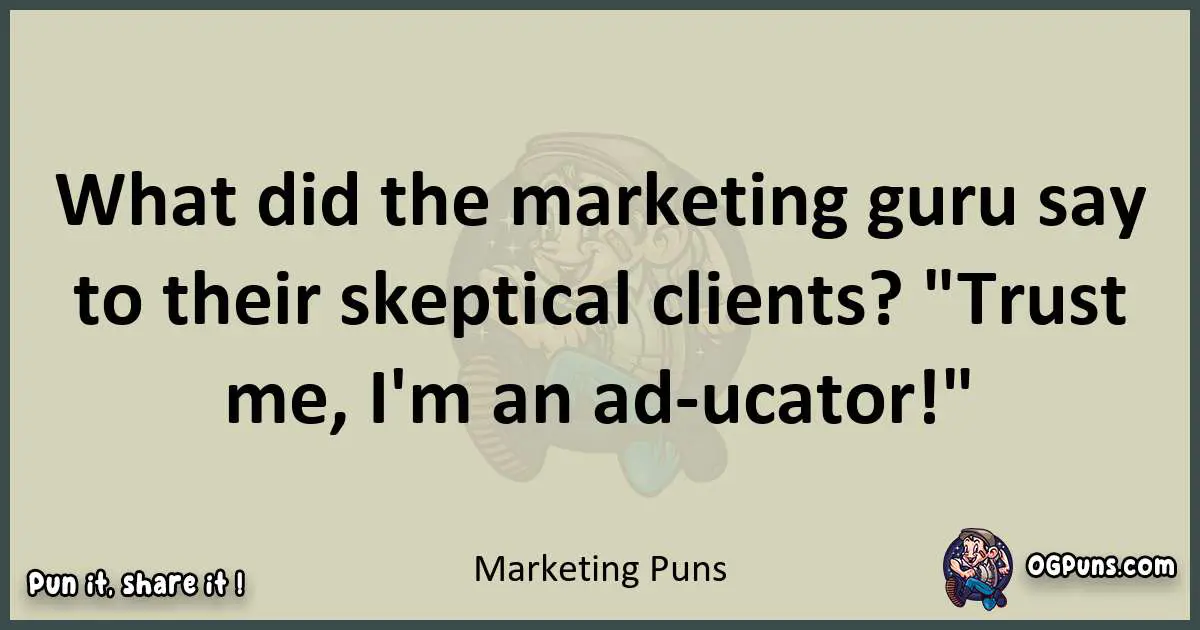 Marketing puns text wordplay