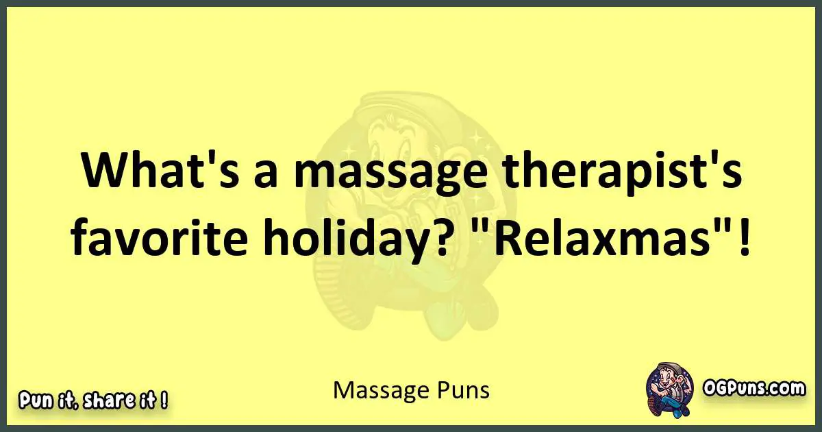 Massage puns best worpdlay