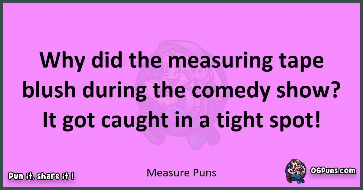 Measure puns nice pun