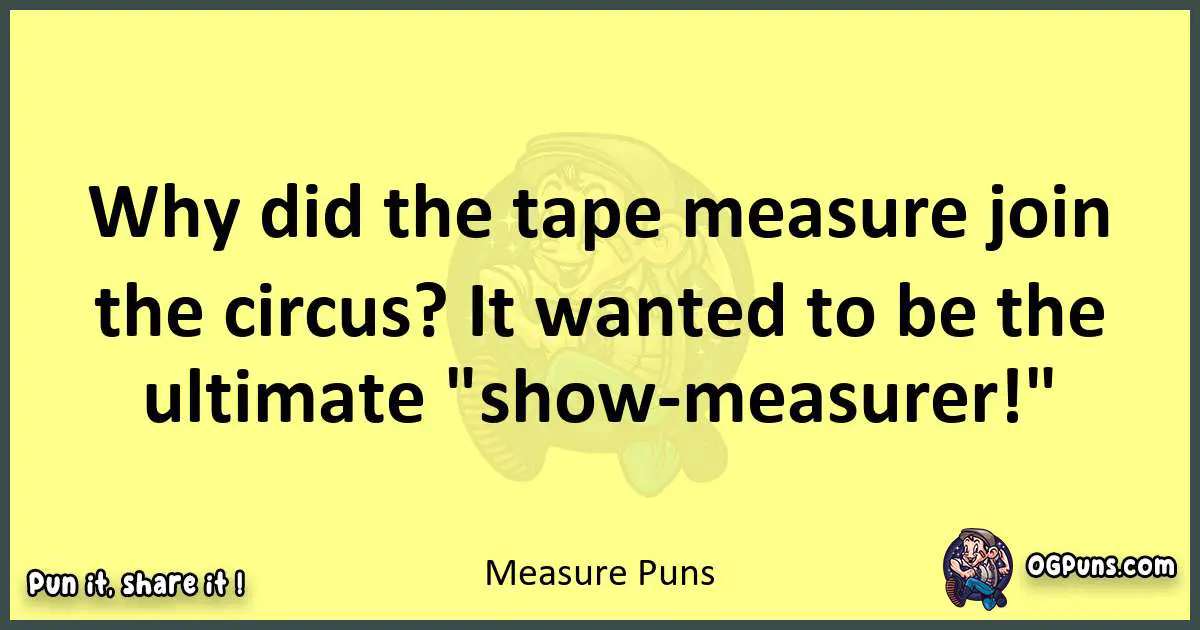 Measure puns best worpdlay