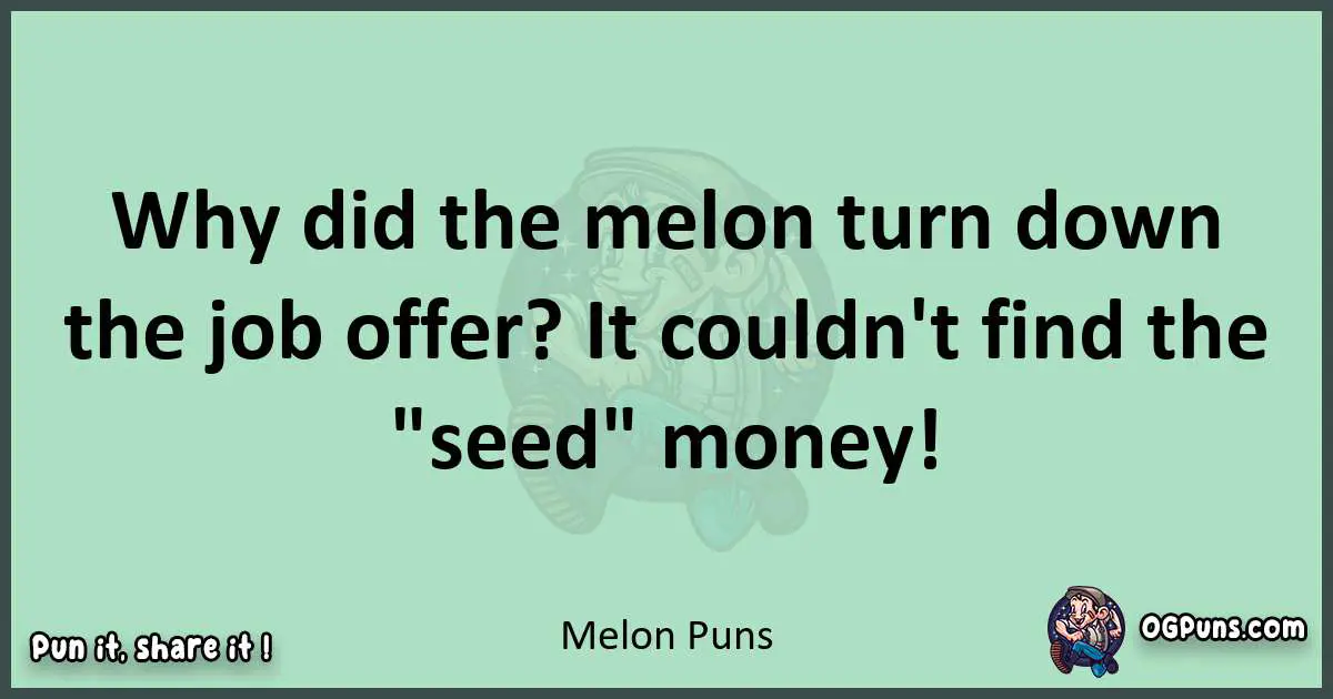 wordplay with Melon puns