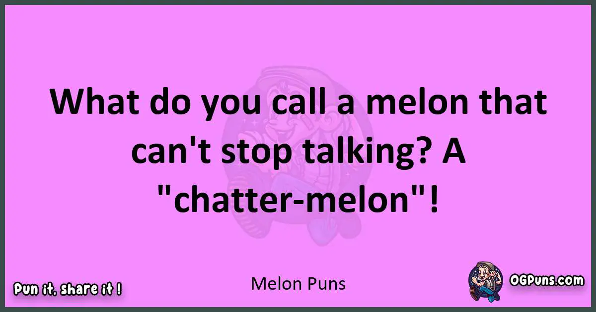 Melon puns nice pun