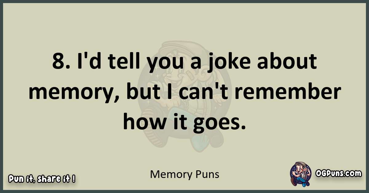 Memory puns text wordplay