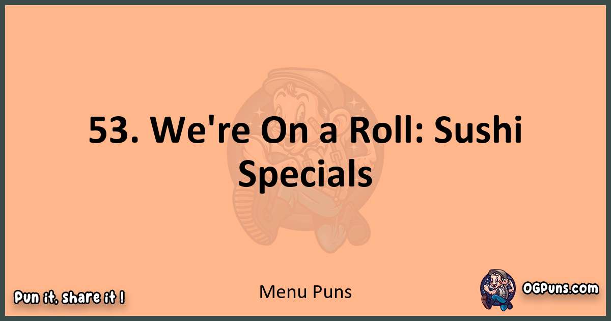 pun with Menu puns