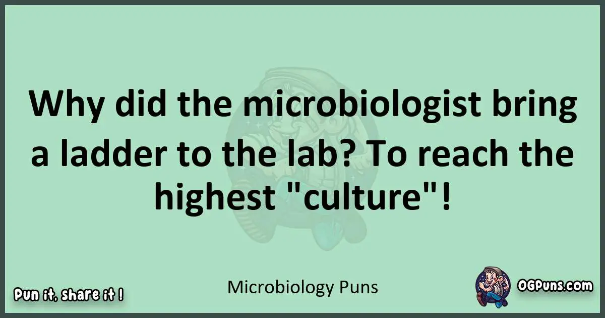 wordplay with Microbiology puns