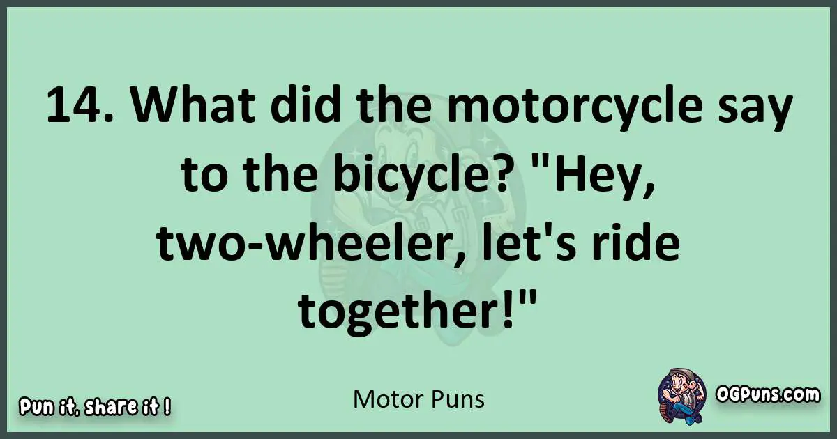 wordplay with Motor puns
