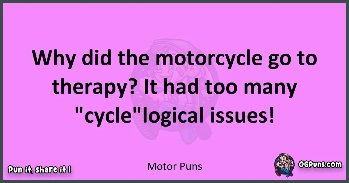 Motor puns nice pun