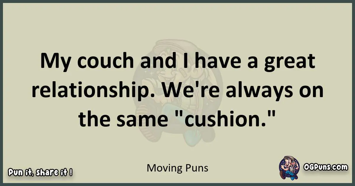 Moving puns text wordplay
