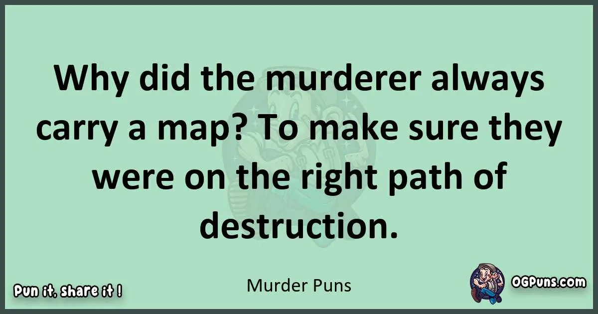 wordplay with Murder puns