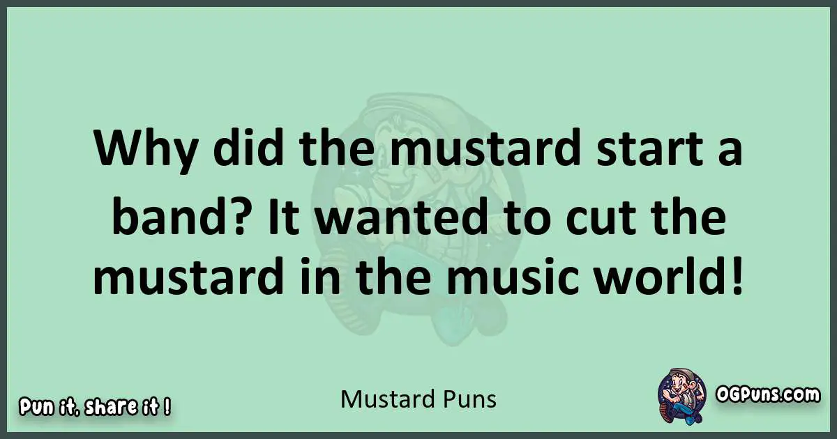 wordplay with Mustard puns
