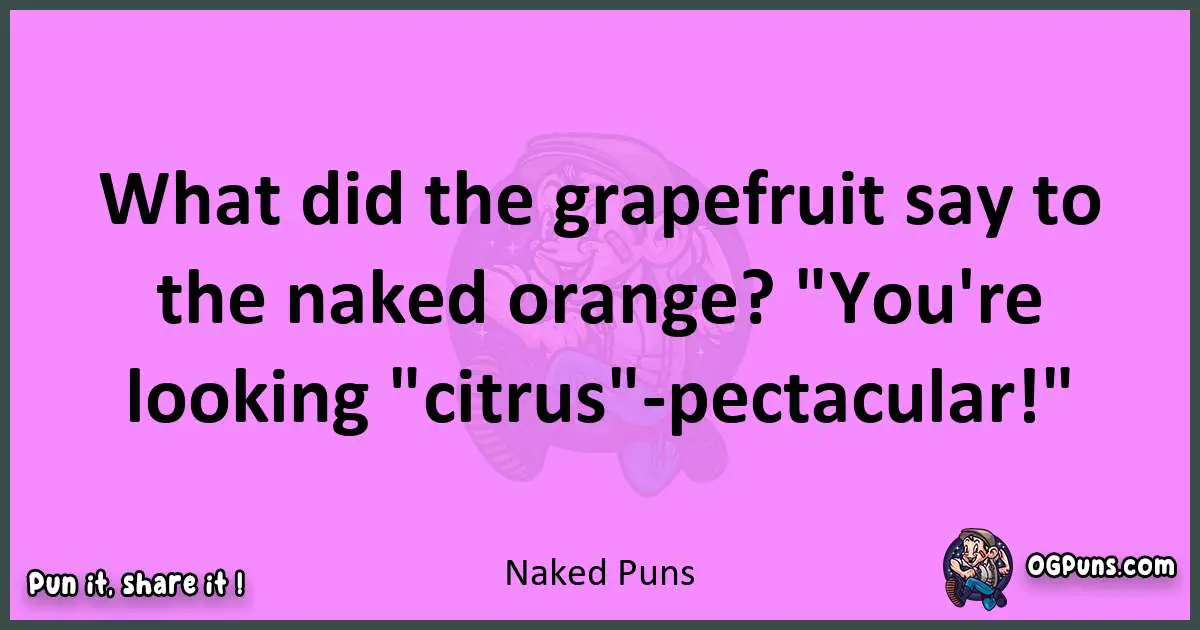 Naked puns nice pun