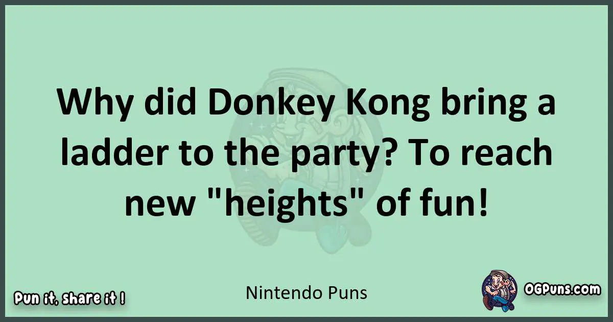 wordplay with Nintendo puns