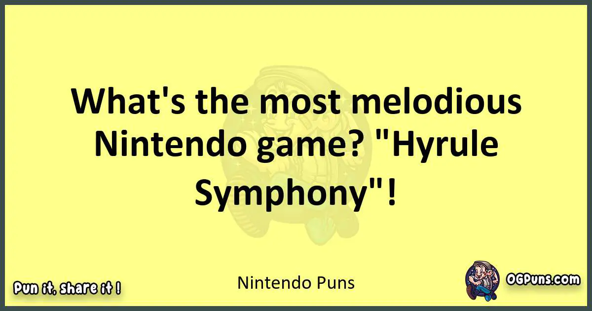 Nintendo puns best worpdlay