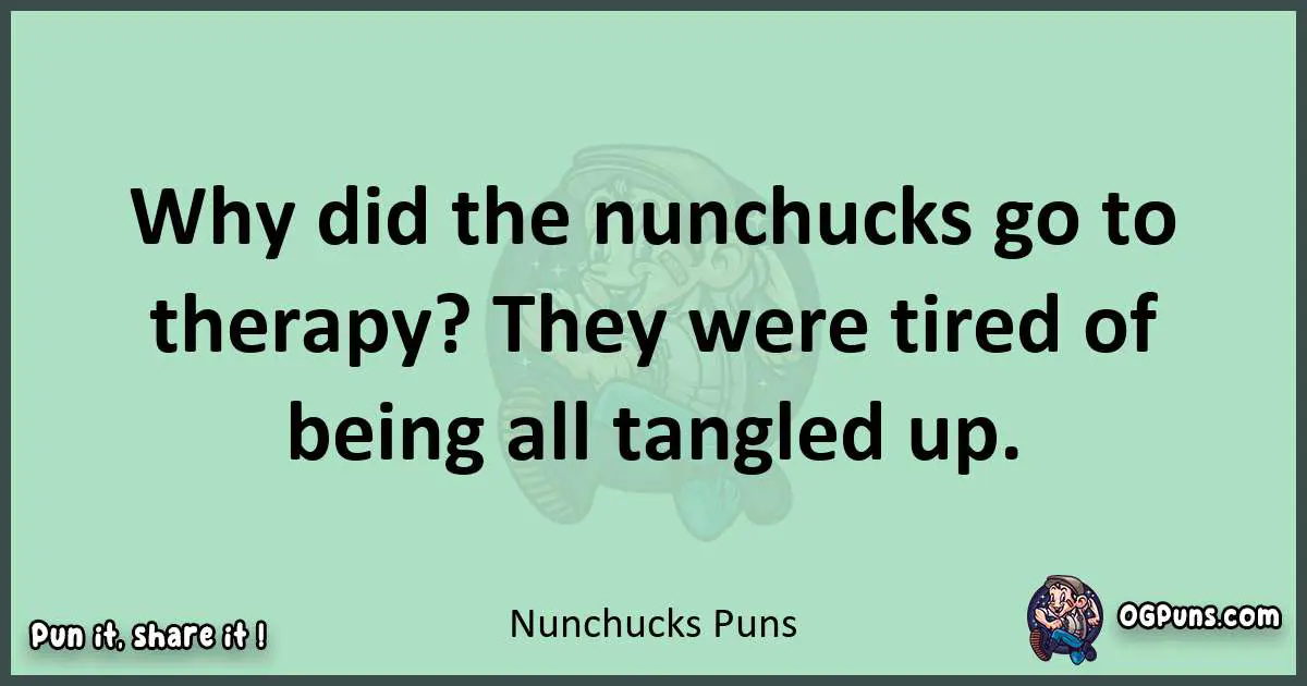 wordplay with Nunchucks puns