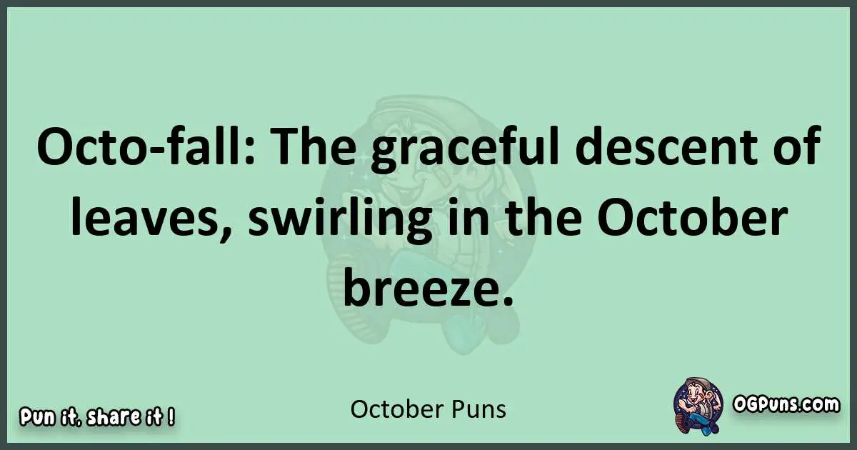 wordplay with October puns