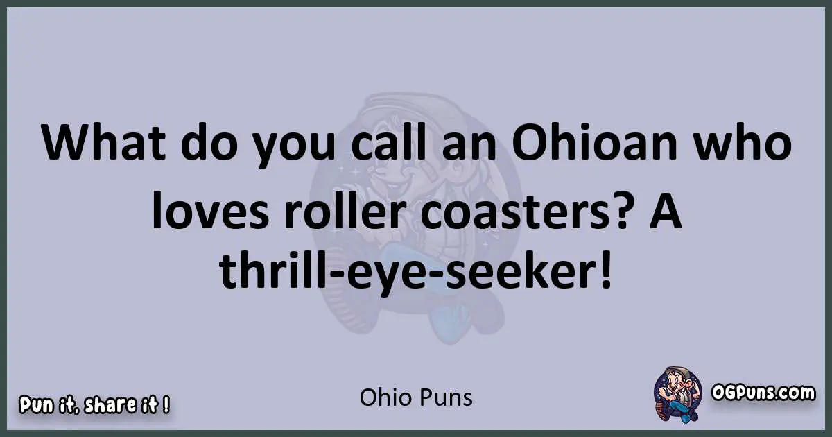 Textual pun with Ohio puns