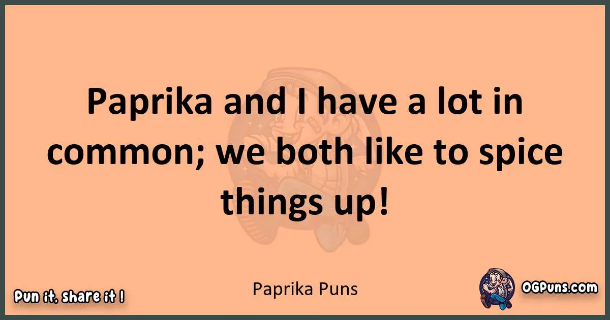 pun with Paprika puns
