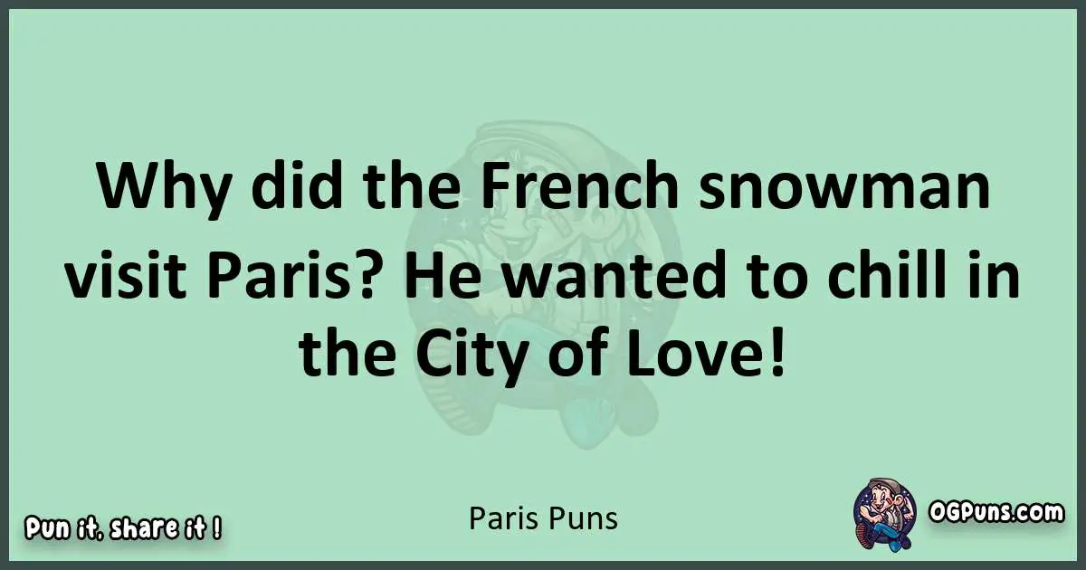 wordplay with Paris puns