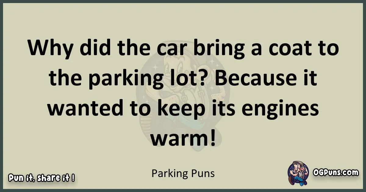 Parking puns text wordplay