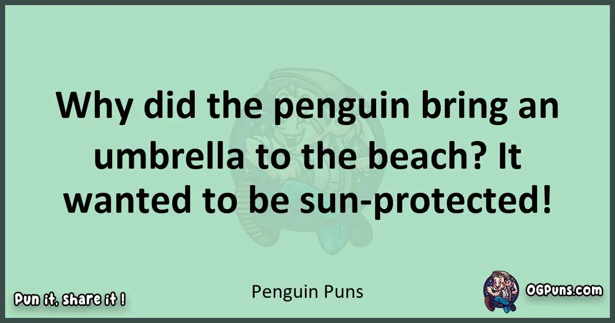 wordplay with Penguin puns