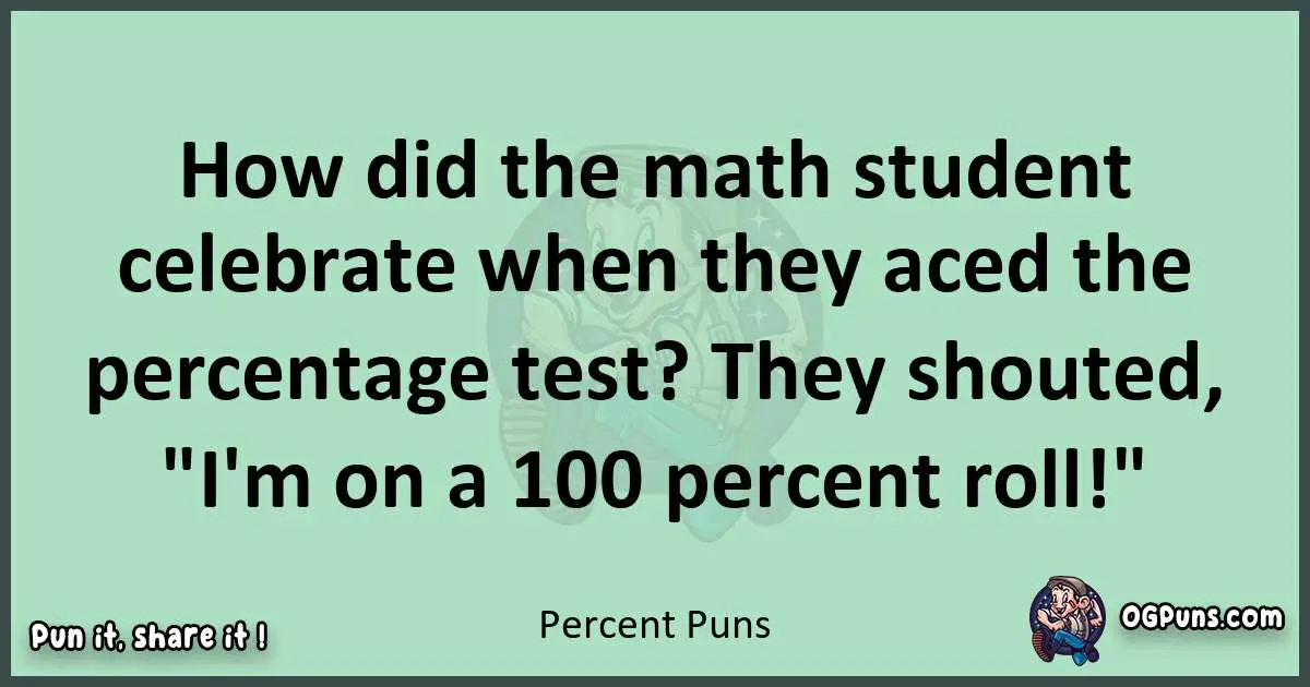 wordplay with Percent puns