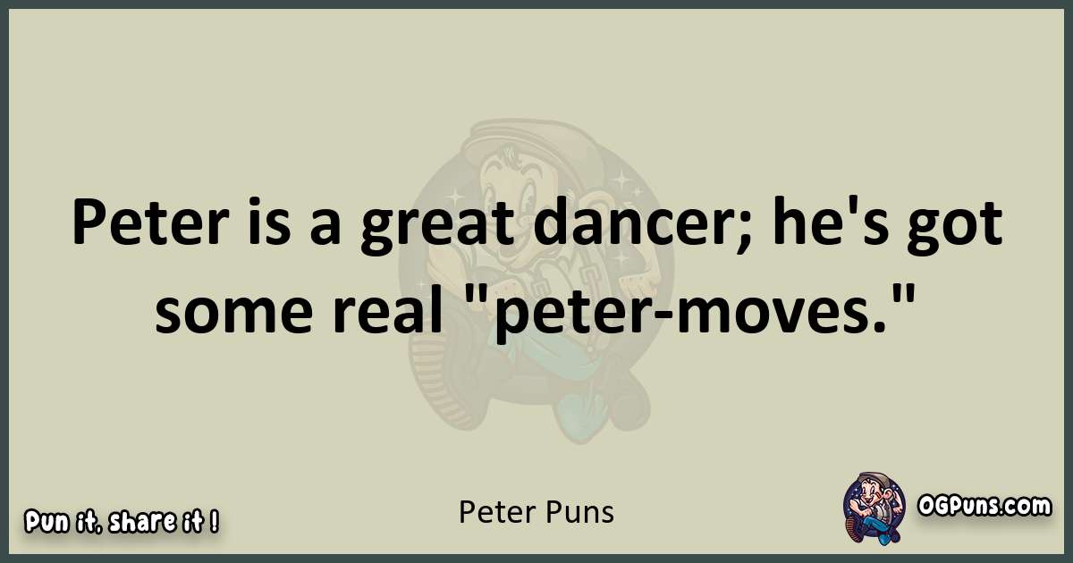 Peter puns text wordplay