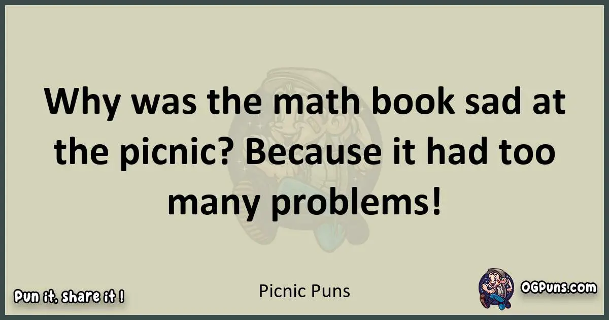 Picnic puns text wordplay