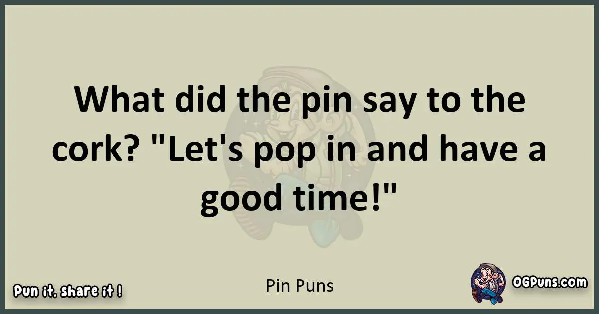 Pin puns text wordplay