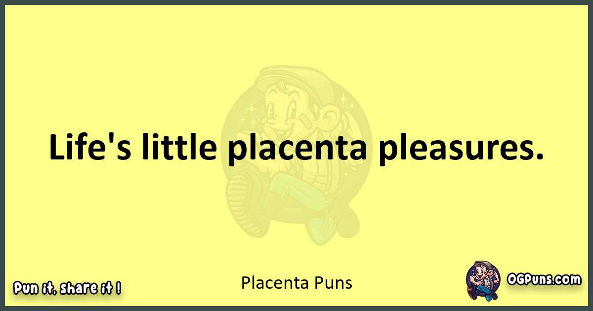 Placenta puns best worpdlay