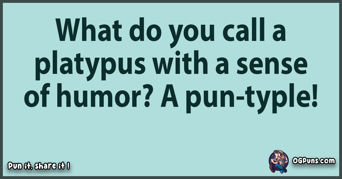 100+ Playful Platypus Puns: A Quack-tastic Dive into Wordplay Wonders!